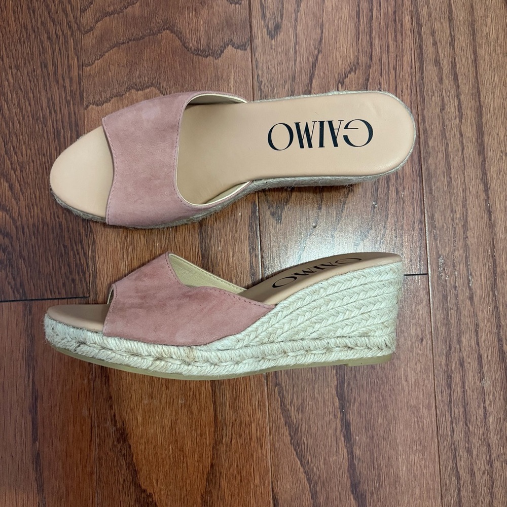 Gaimo Women's Blush Espadrille Wedges